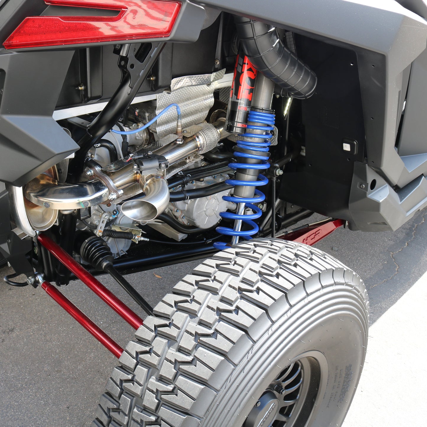 EVP Polaris RZR XP Turbo Shocker Electric Side Dump Exhaust