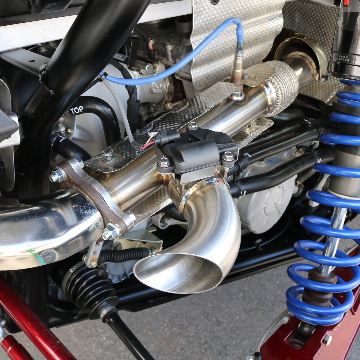 EVP Polaris RZR Turbo R & Pro XP Shocker Electric Cutout Exhaust