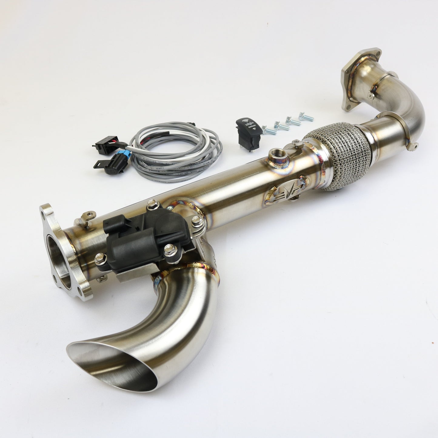 EVP Polaris RZR Turbo R & Pro XP Shocker Electric Cutout Exhaust