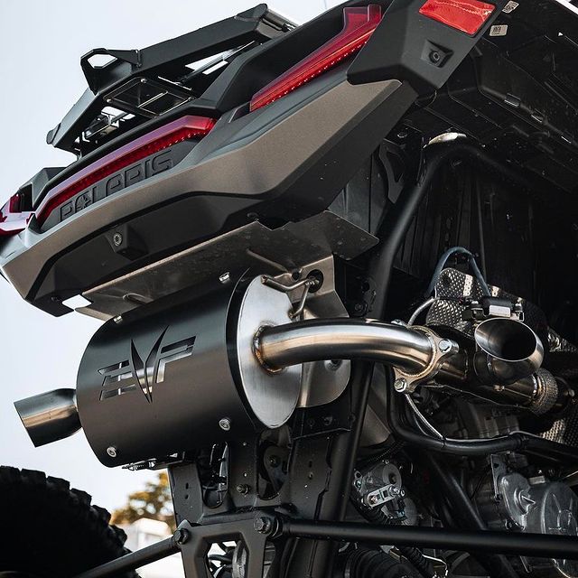 EVP Polaris RZR Turbo R & Pro XP Shocker Electric Cutout Exhaust