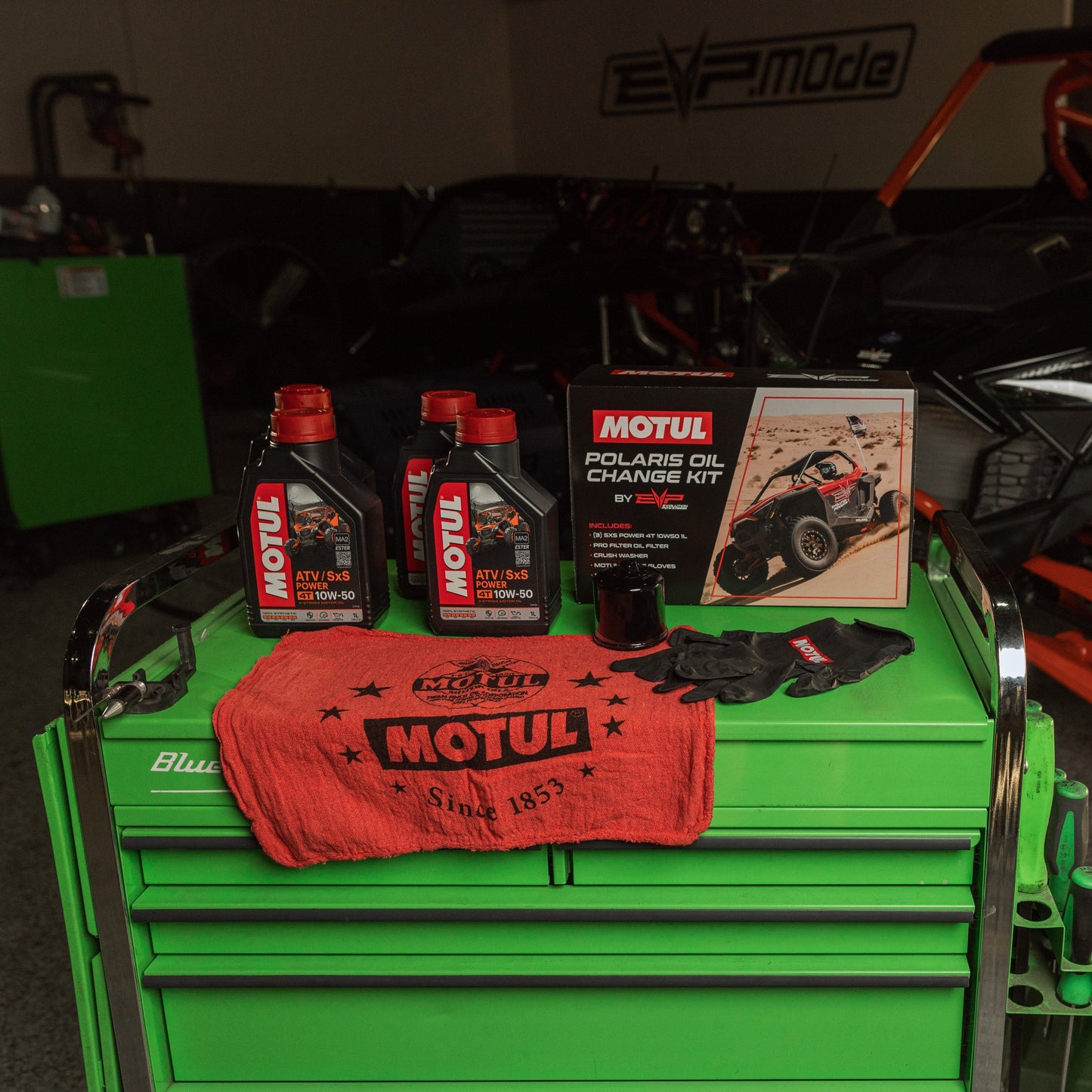 EVP Motul® Oil Change Kits, Polaris Pro XP & XP Turbo/S