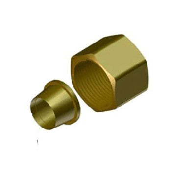 Power-Pole Tubing 5/16" Ferrule w/ Nut Compression fitting
