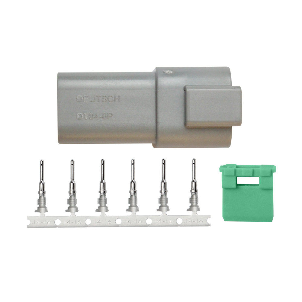 Pacer DT Deutsch Receptacle Repair Kit  1418 AWG 6 Position TDT04F6RP