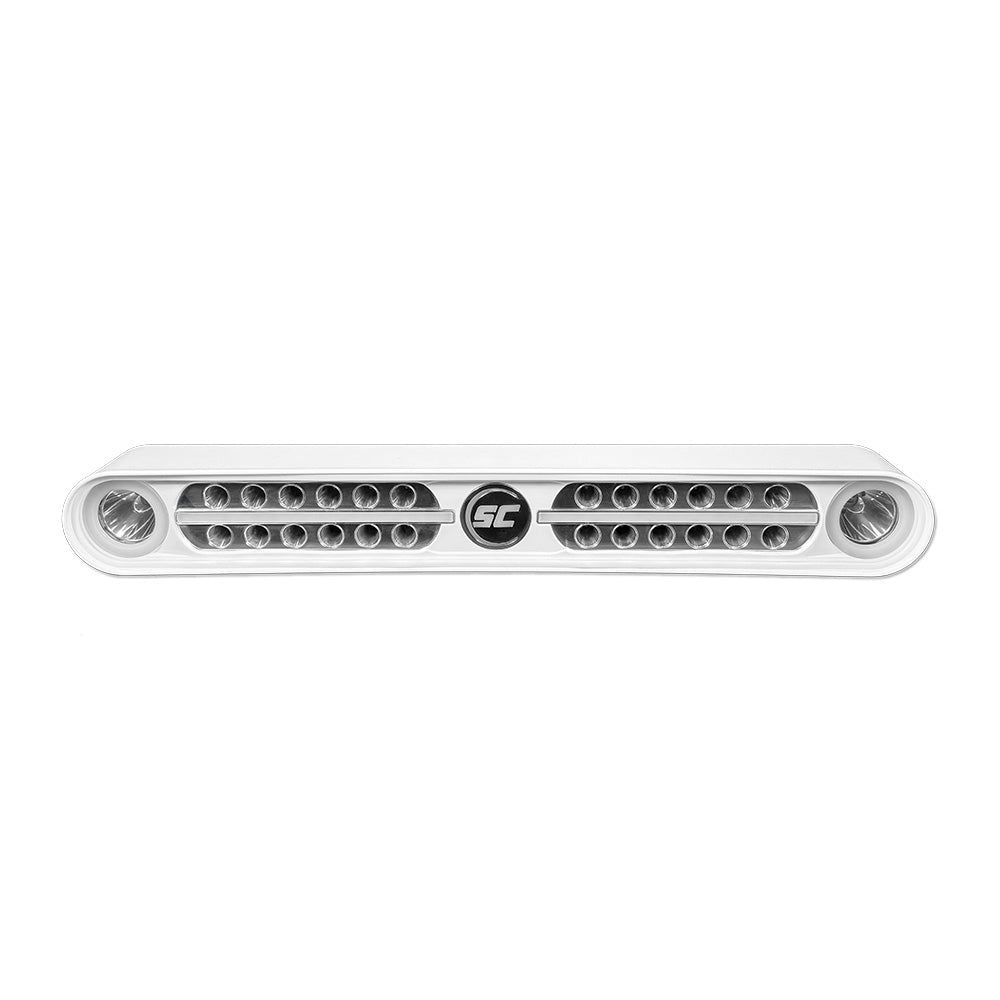 ShadowCaster Eagle Ray LED Light Bar  White Housing  Dual Optics SCMEAGLERAYWH