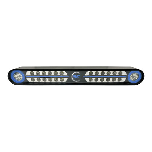 ShadowCaster Eagle Ray LED Light Bar  Black Housing  Dual Optics SCMEAGLERAYBK