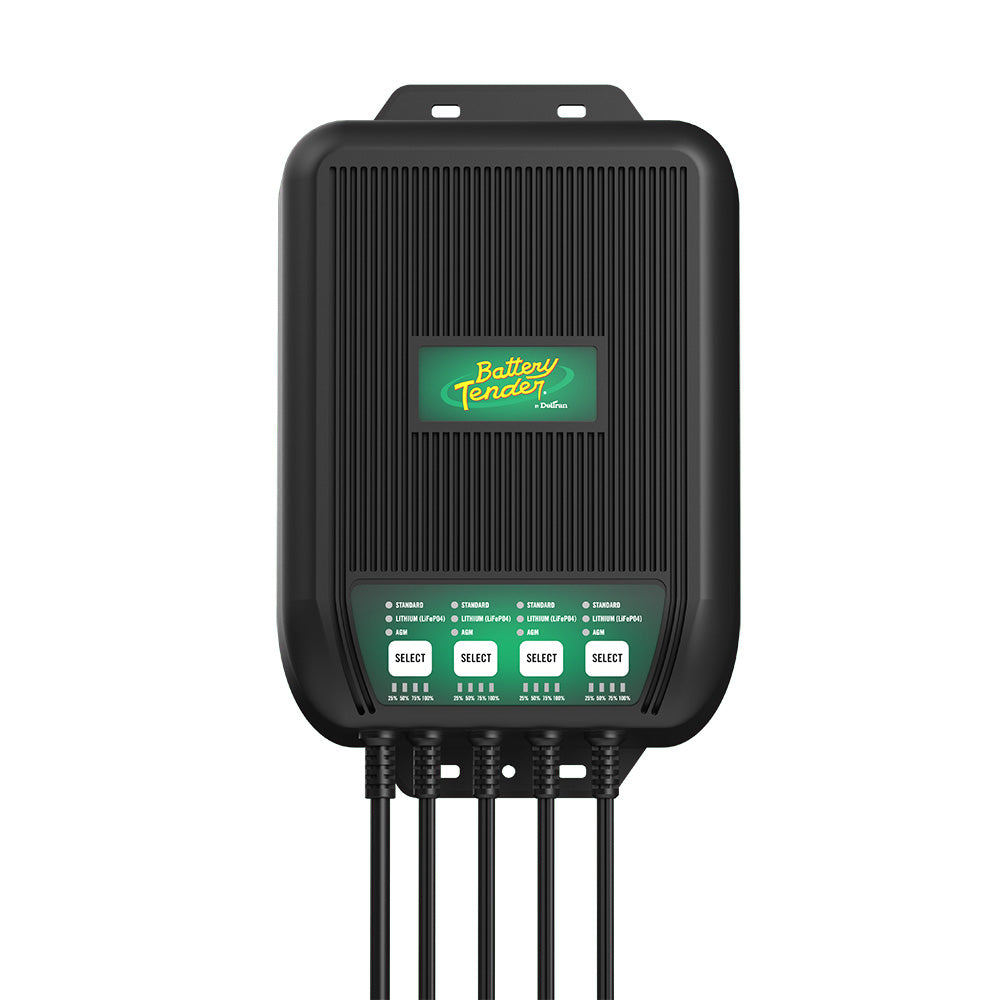 Battery Tender WaveCharge Pro 4Bank 12V 40 AMP Battery Charger 0221009DLWH