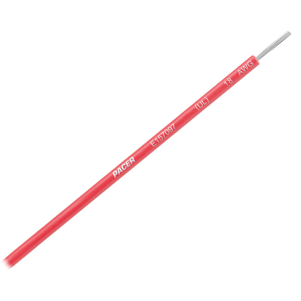 Pacer Red 18 AWG UL Marine Wire  35 WUL18RD35