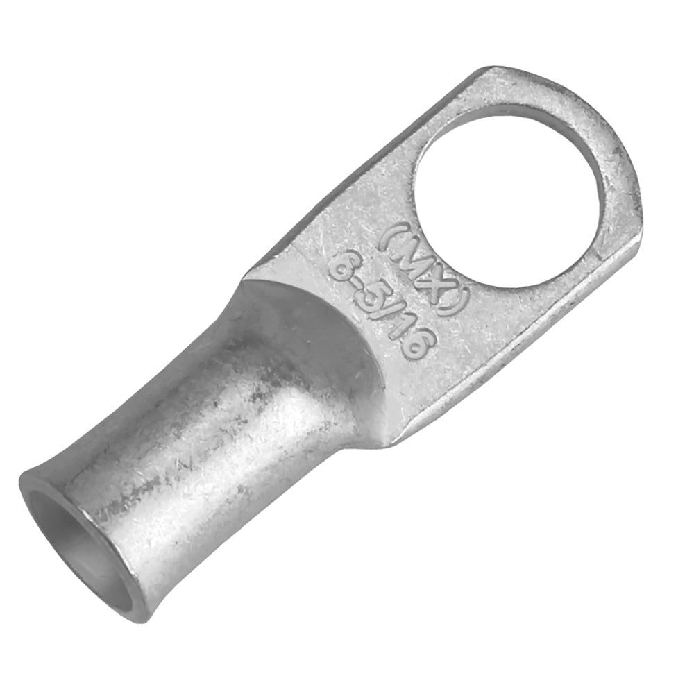Pacer Tinned Lug 6 AWG  516 Stud Size  10 Pack TAE656R10