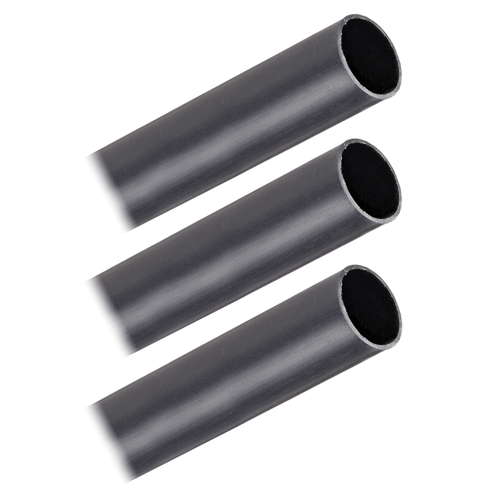 Pacer Battery Cable Heavy Wall Heat Shrink Tubing  34 x 12  Black 3Pieces BHW3412BK3
