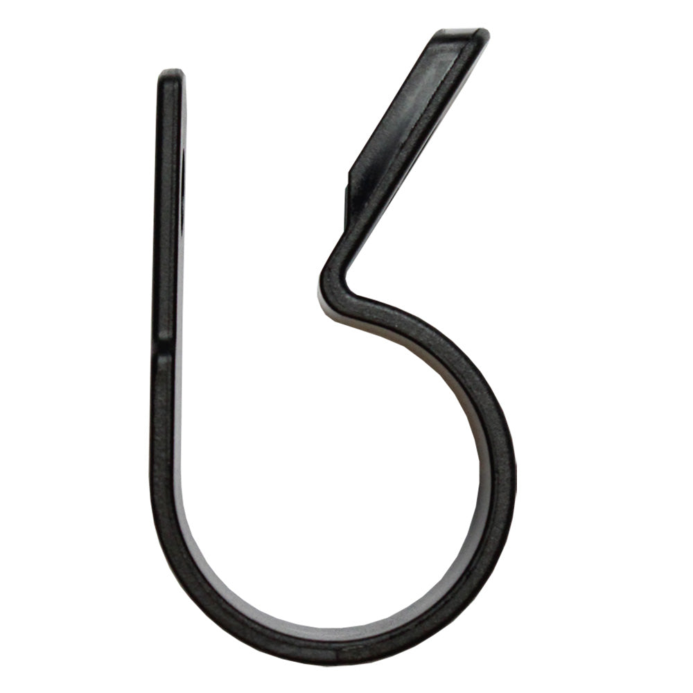 Pacer UV Resistant Nylon CClamps  14  Black  25 Pack BCCH0425BK