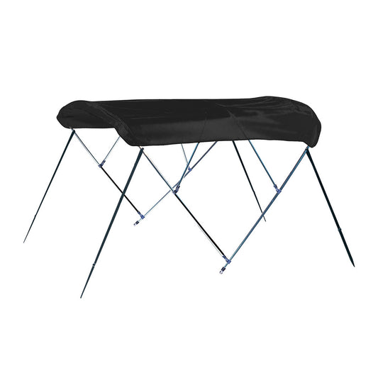 Carver 3 Bow 4681U Bimini Top wBoot  Black Acrylic A4681UB02