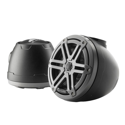 JL Audio M3 VeX Series 65 Enclosed Coaxial Speakers wGrey Sports Grilles  M3650VEXMbSGm 0100325700