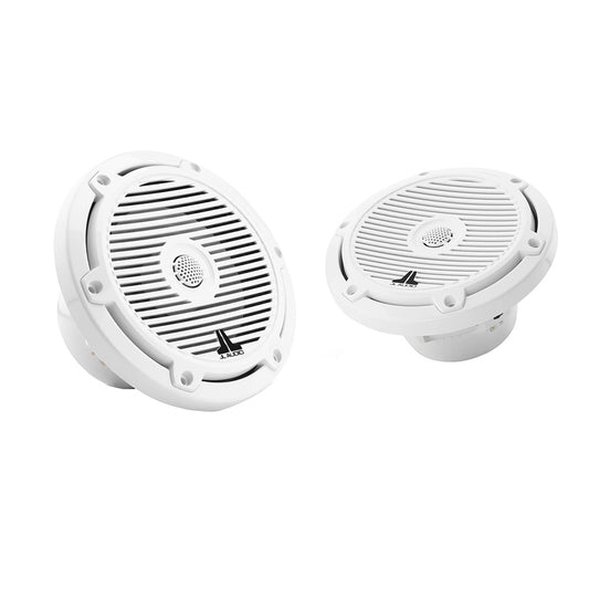 JL Audio M3 Series 65 Marine Coaxial Speakers wGloss White Classic Grilles  M3650XCGw 0100306000