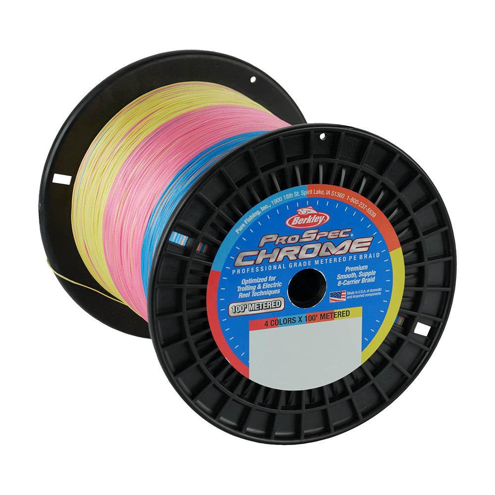 Berkley ProSpec Chrome 4 x 100 Metered Braid  30lb  3500yd 1640956