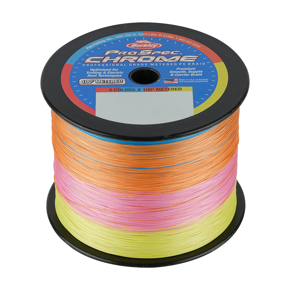 Berkley ProSpec Chrome 4 x 100 Metered Braid  50lb  3500yd 1640957