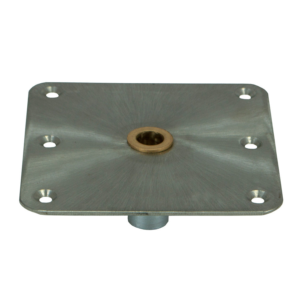 Springfield KingPin Standard Square Steel Base wBrass  7x7 3620001B