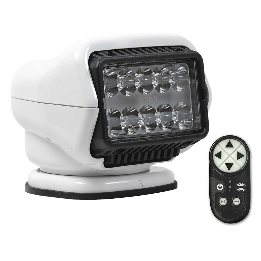 Golight Stryker ST Series LED Hybrid Light  Permanent Mount  Handheld Wireless Remote  12V  White 30008ST