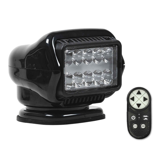 Golight Stryker ST Series LED Hybrid Light  Permanent Mount  Handheld Wireless Remote  12V  Black 30518ST