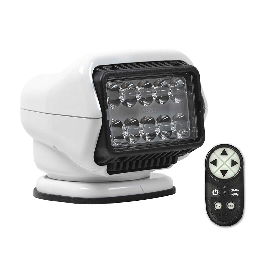 Golight Stryker ST Series LED Hybrid Light  Portable Mount  Handheld Wireless Remote  12V  White 30009ST