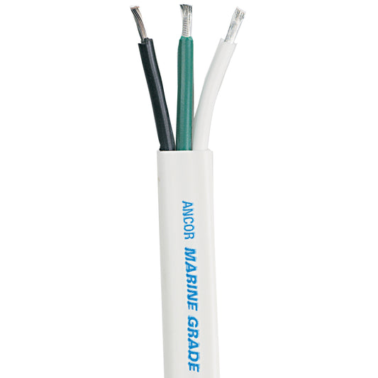Ancor White Triplex Cable  103 AWG  WhiteBlackGreen Sold by the Foot 1311FT