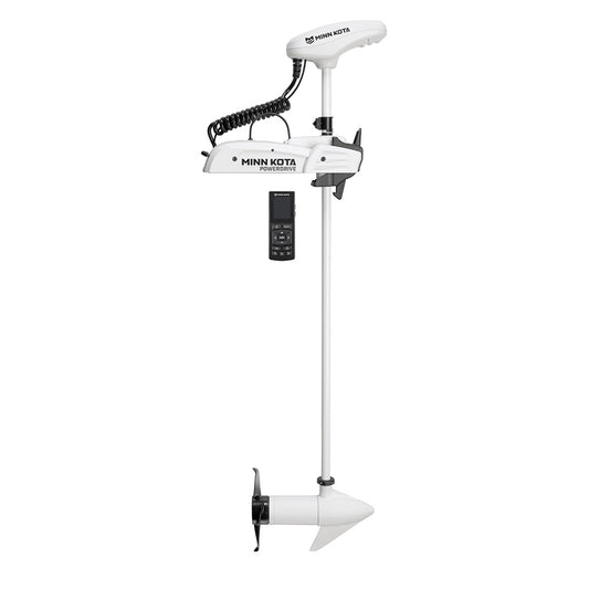 Minn Kota Riptide PowerDrive 70 trolling motor with 54-inch shaft, 24V, 70lb thrust, and micro remote control, image 115522XL.