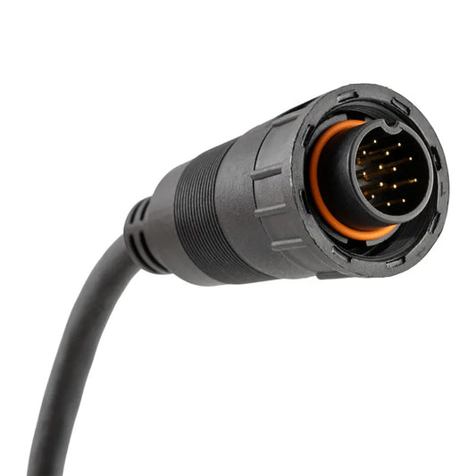 Minn Kota XNT 14 HW CMSI 150 T transducer with X7 MEGA SI, DI, Dual Spectrum CHIRP and temp sensor on transom.