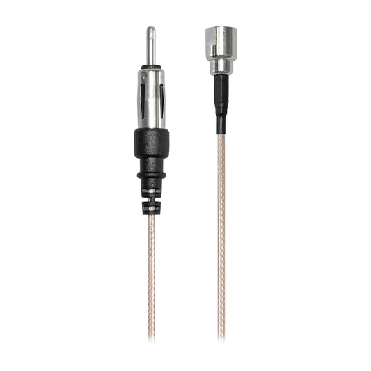 Fusion Motorola to FME male antenna connector adapter, accessory for radio communication devices, with a compact design.