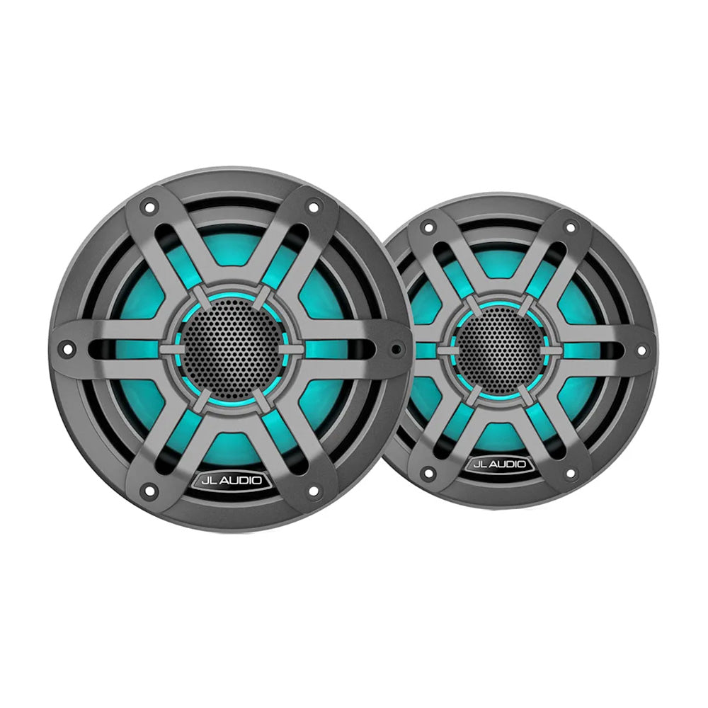 JL Audio M200 Marine Speakers 65 LED wGrey Sport Grille 0100475303