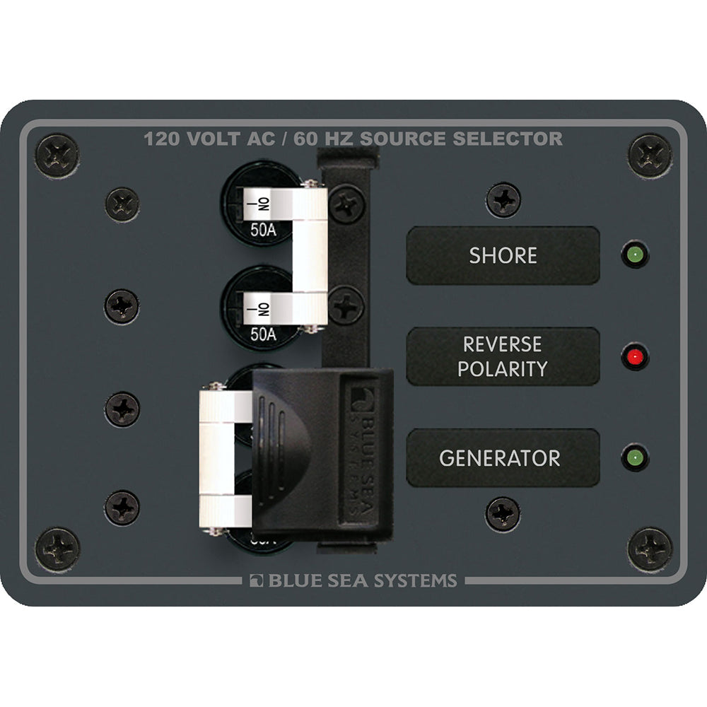 Blue Sea 8061 AC Toggle Source Selector 120V AC  50AMP 8061