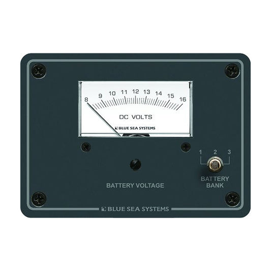 Blue Sea 8015 DC Analog Voltmeter wPanel 8015
