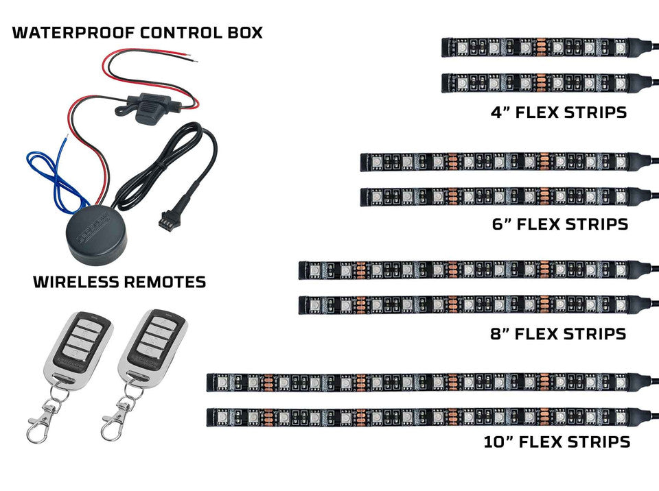 LEDGlow ATV Advanced Million Color LED Lighting Kit