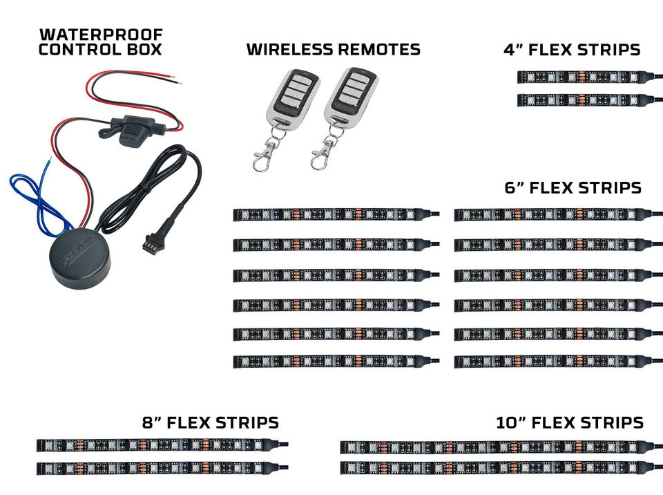 LEDGlow ATV Advanced Million Color LED Lighting Kit