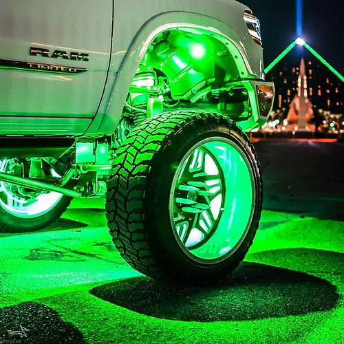 Infinite Offroad (Truck/Jeep) RGB+ 12 Watt Rock Lights & Wheel Ring Bundle