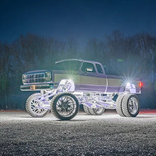 Infinite Offroad (Truck/Jeep) RGB+ 12 Watt Rock Lights & Wheel Ring Bundle
