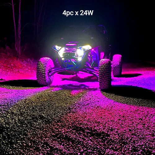 Infinite Offroad (UTV) RGB+W Standard Rock Light Kit