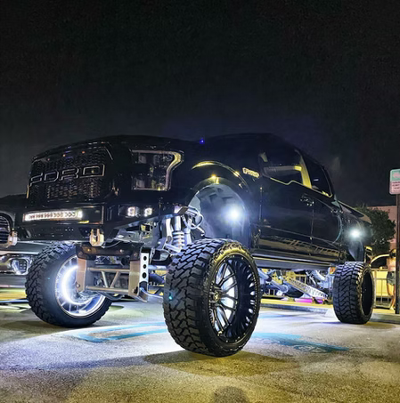 Infinite Offroad (Truck/Jeep) White Single Color Wheel Ring Kit