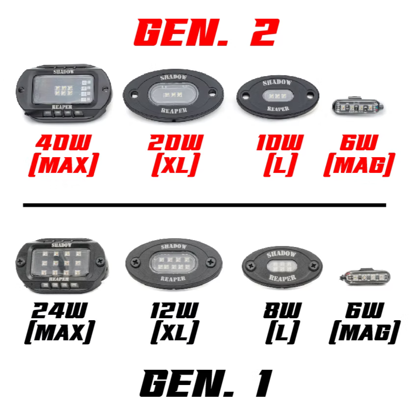 Infinite Offroad (Truck/Jeep) RGB+W Rock Light Kit