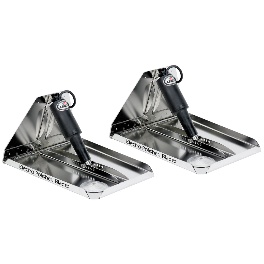 Lenco 18 x 14 Heavy Duty Performance Trim Tab Kit wo     Switch Kit 12V 15044101