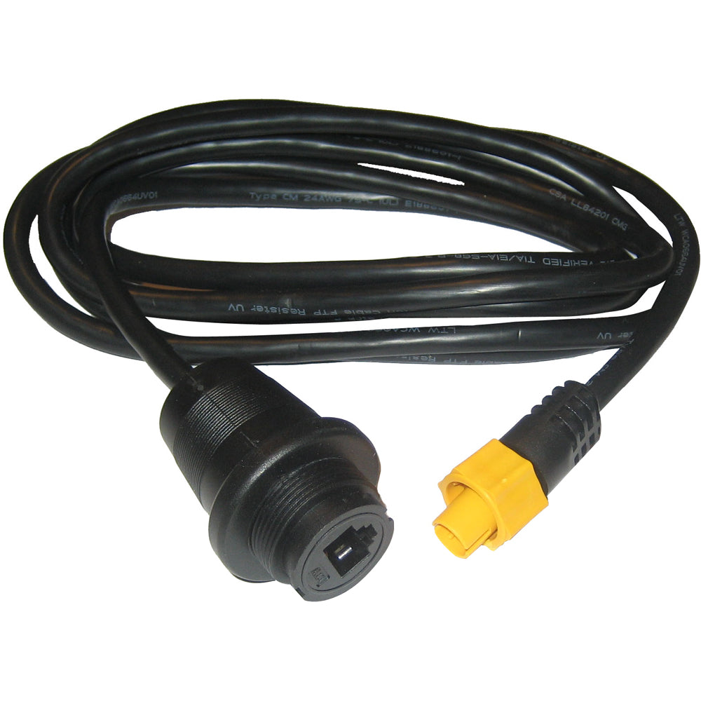 Simrad Ethernet Adapter Cable Yellow  5P Male to RJ45 Female  2M 000012756