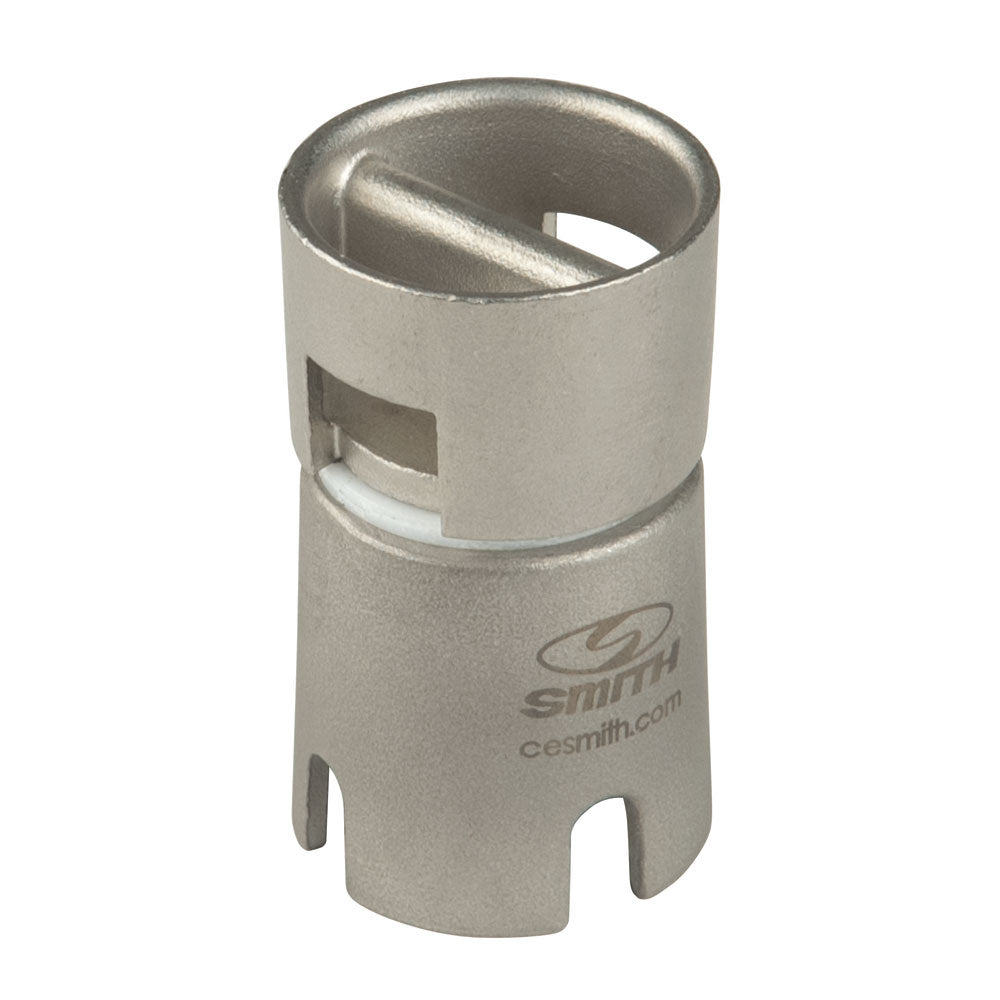 C.E. Smith drop-in swivel rod holder accessory with secure mounting and swivel feature for fishing or boating setups.