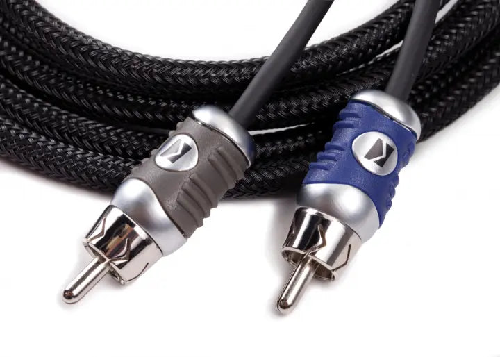 Kicker 2 Channel 3 Meter Audio Cable QI23