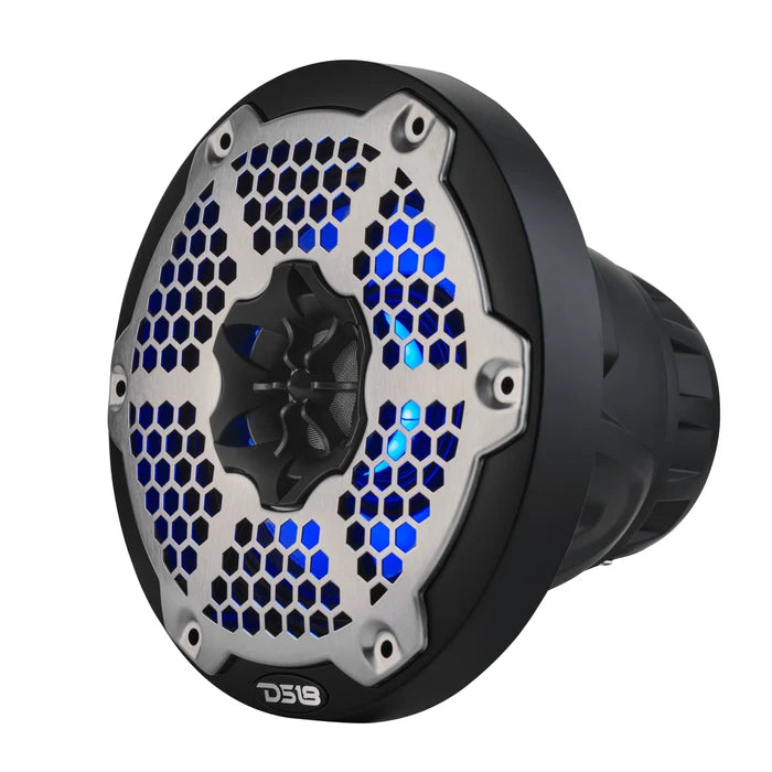 DS 18 10” Marine 2-Way Hybrid Speaker with RGB LED, Compression Driver and Neodymium Magnet | 450W RMS 4-Ohm