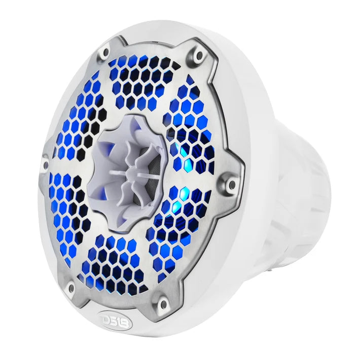 DS 18 10” Marine 2-Way Hybrid Speaker with RGB LED, Compression Driver and Neodymium Magnet | 450W RMS 4-Ohm