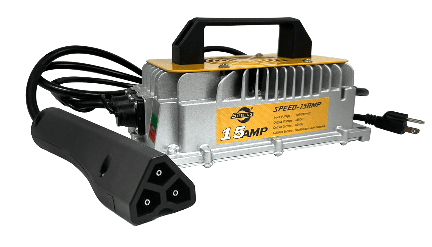STEELENG 48V Charger EZGO TXT and RXV 15AMP