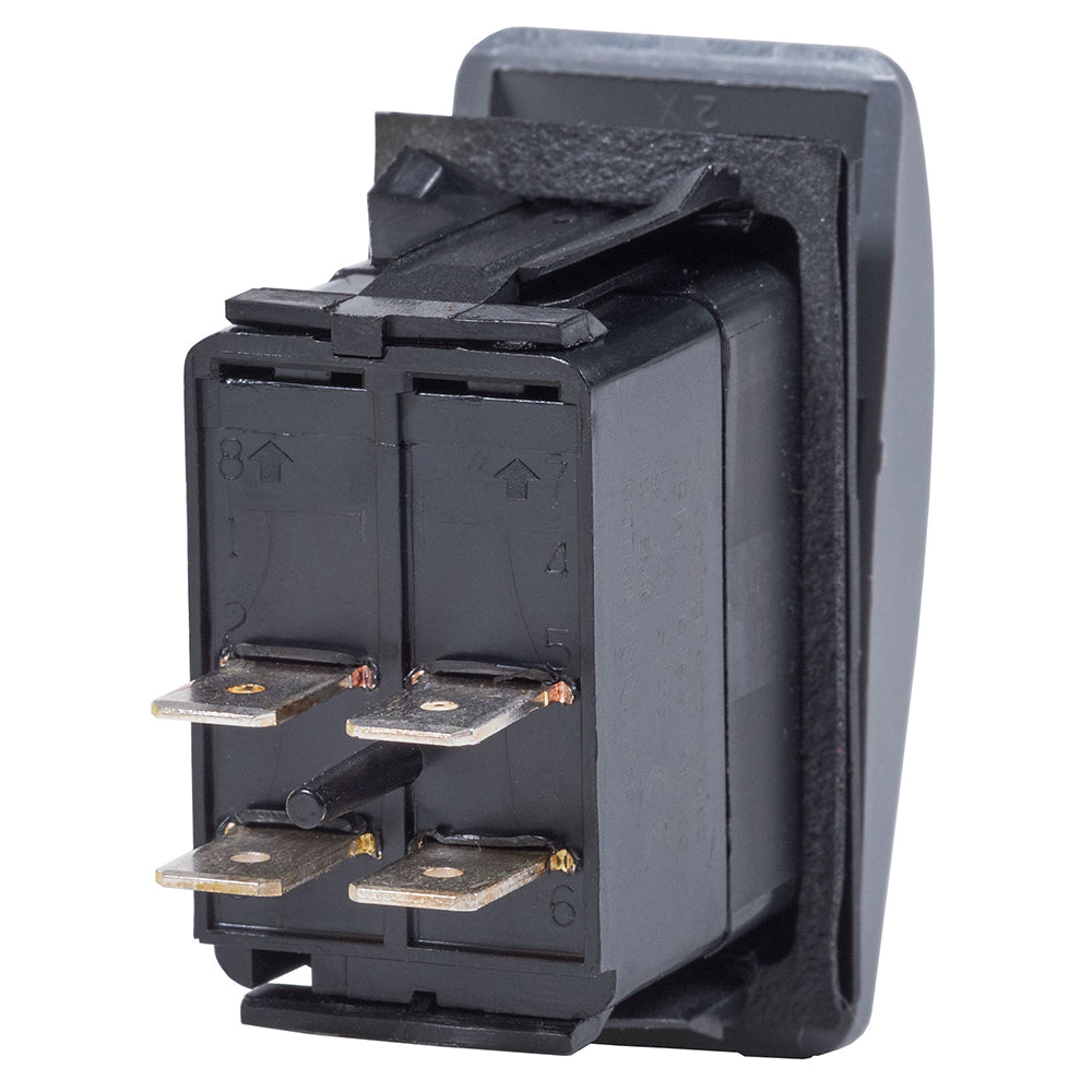 Blue Sea 7935 Contura II Switch DPST Black  OFFON 7935