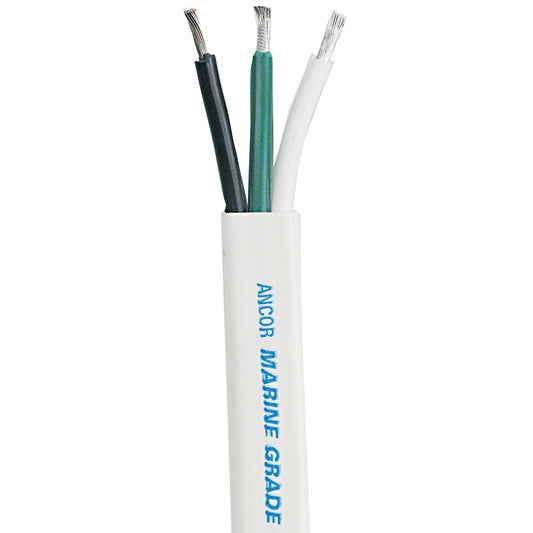 Ancor White Triplex Cable  143 AWG  Flat  250 131525