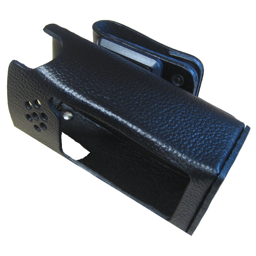 Standard Horizon Leather Case wSwivel Belt Clip fHX400 Handheld VHF SHC19