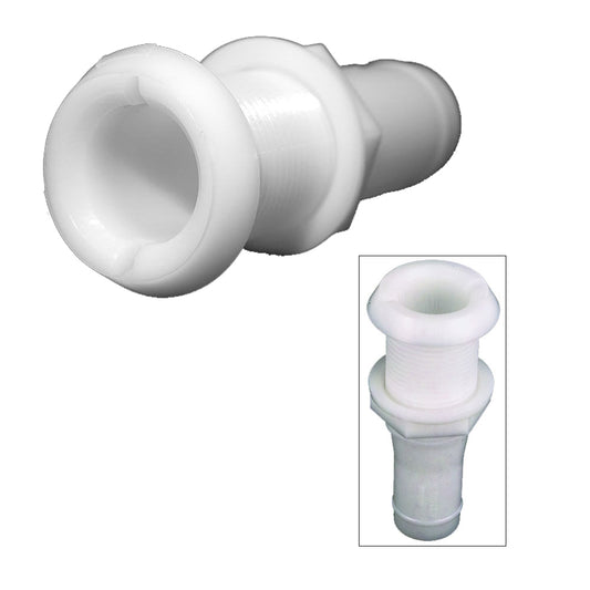 Perko 34 ThruHull Fitting fHose  Plastic Narrow Flange 0301DP5