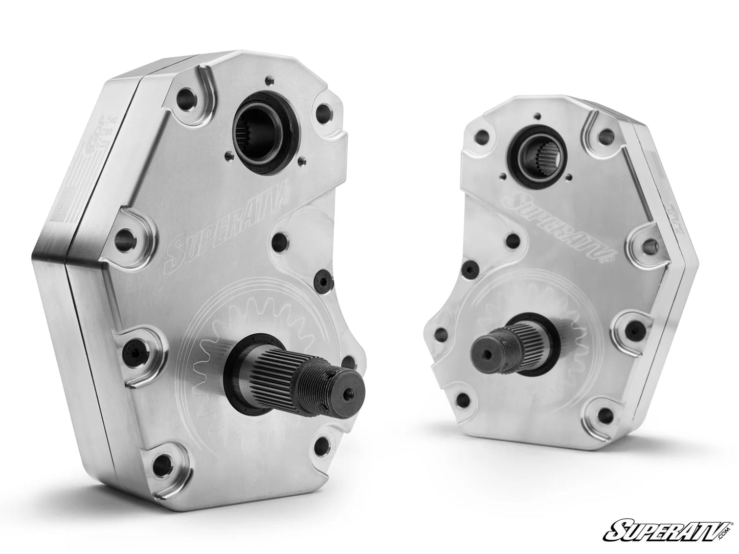 SuperATV 6" Portal Gear Lift, Single Idler, Billet, - Polaris RZR XP1000