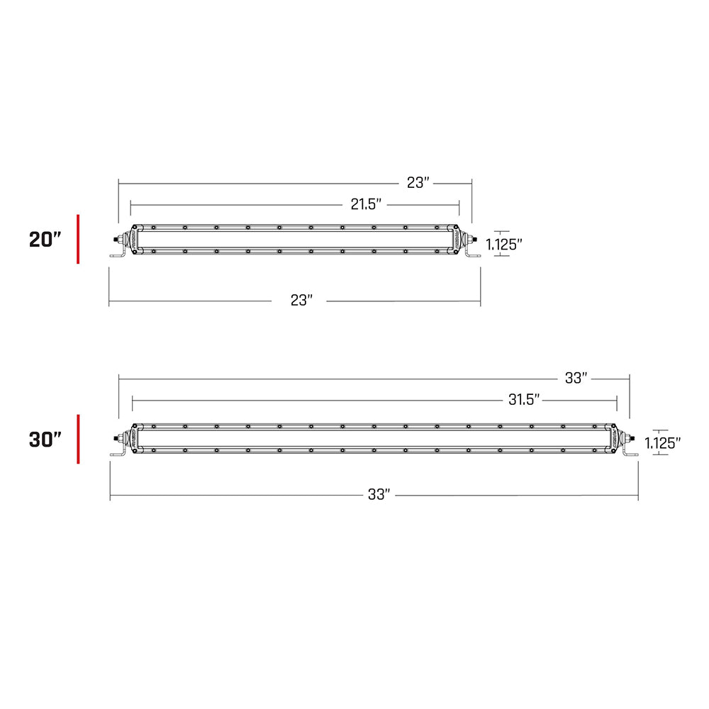 RIGID Industries SAE Compliant SRSRS 20 Light Bar  Black 920413